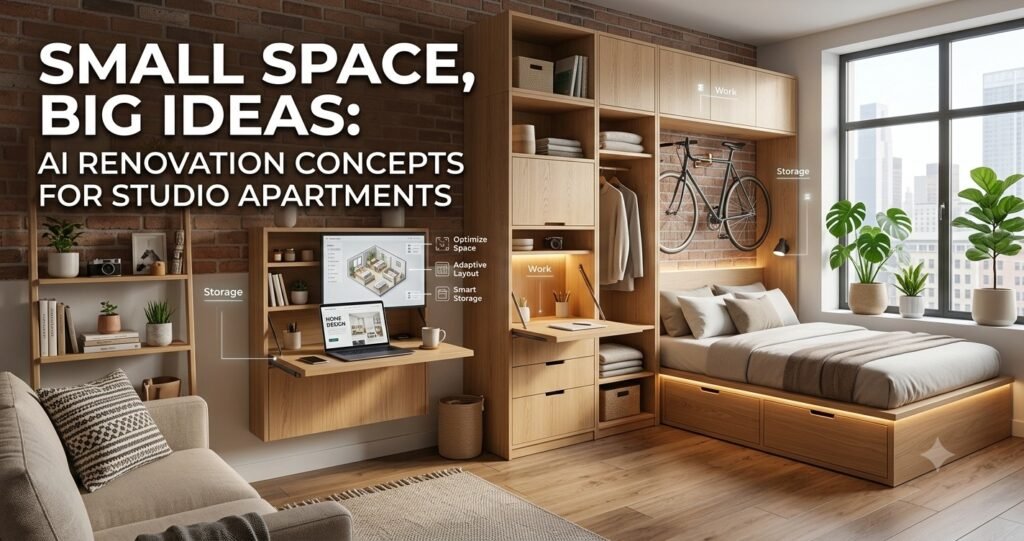 Small Space, Big Ideas: AI Renovation Concepts for Studio Apartments